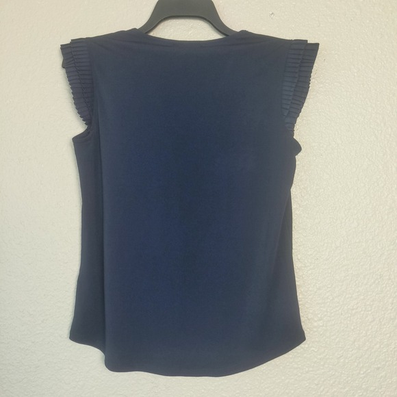 Adrianna Papell WOMENS Printed Sleeveless Collared Top, Size S - Picture 2 of 10